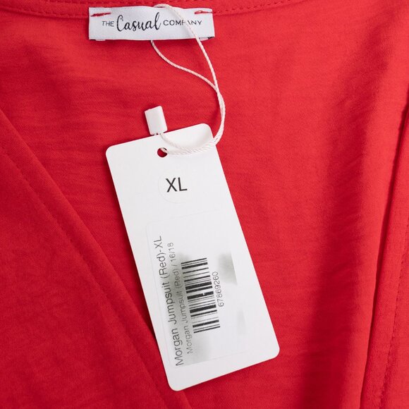 The Casual Company Morgan Jumpsuit Red XL Made in Italy - Picture 6 of 14